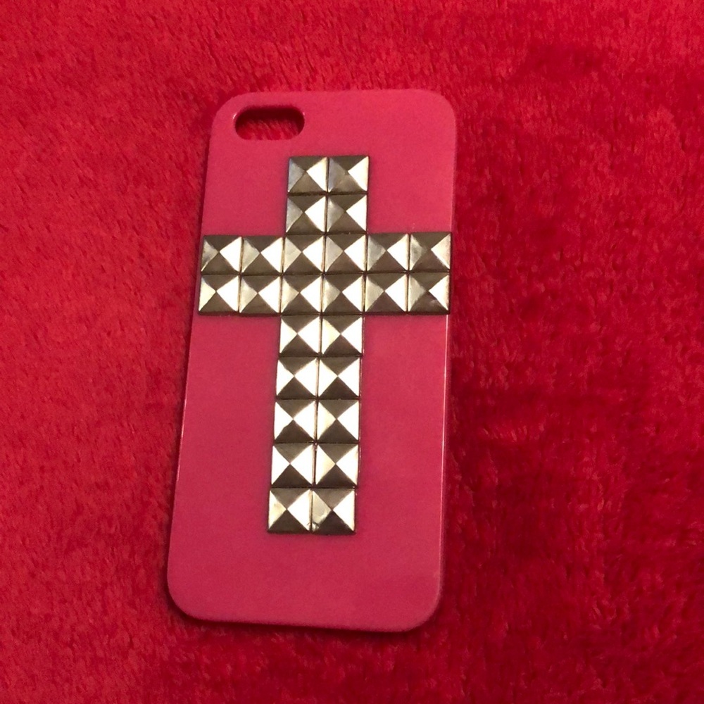 Studded cross hard IPhone 5 case